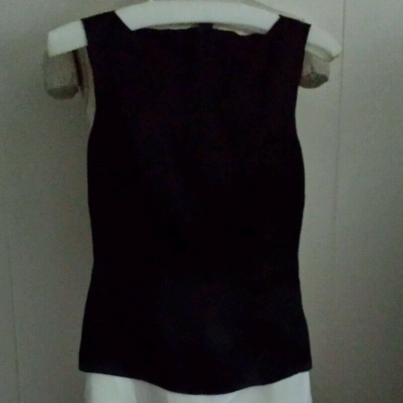 NWT WOMEN Sara Emanuel  Tiered Colorblock  dress - Picture 4 of 7